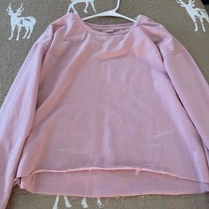 Long sleeve sweater but thinner so good for summer nights